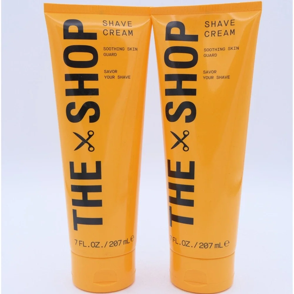 The Shop Shave Cream Soothing Skin Guard For Men Of All Skin Types 2 Pack 7oz Ea